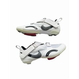 Nike SuperRep Cycle Indoor Spin Shoes Womens 9 CJ0775-100 White Bike Clip